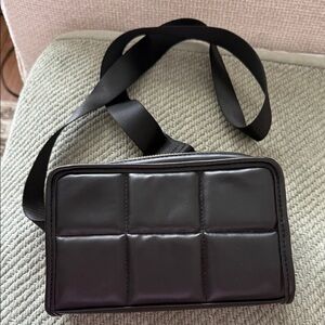 Black Quilted Men's Bag